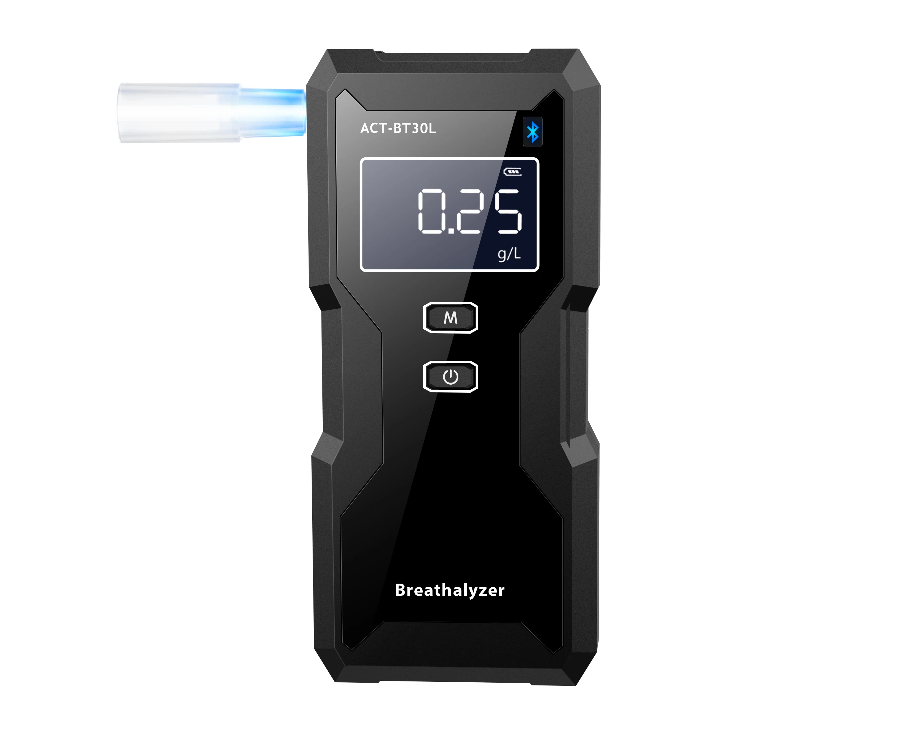 Professional Bluetooth breathalyzer electrochemical alcohol tester mobile breath alcohol test