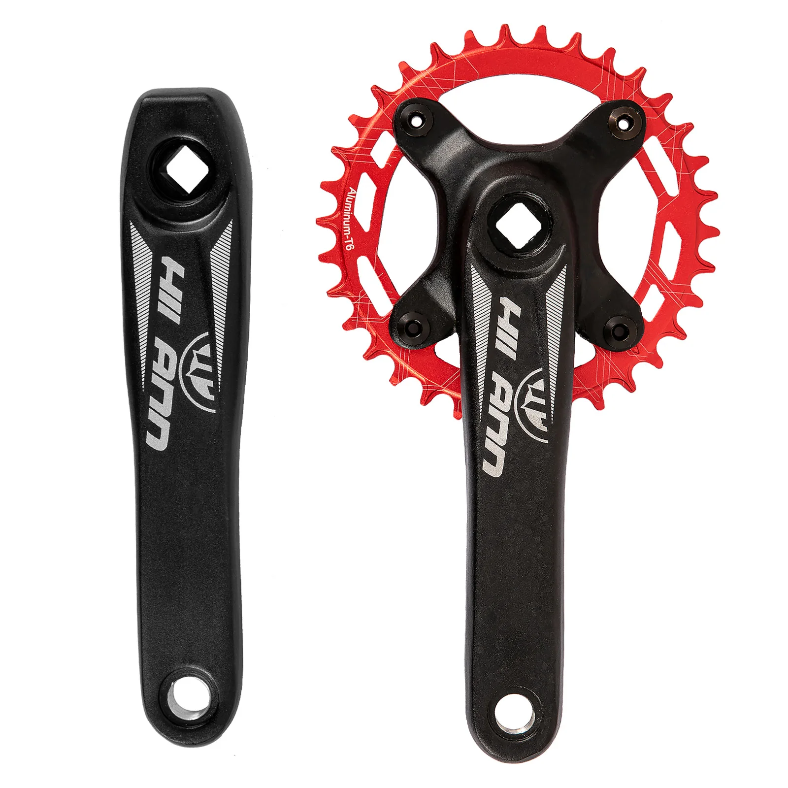 JOYSUN MTB 104BCD Crankset 32-36T Ultralight Aluminum Alloy Crankset with 4PCS chainring bolts Bicycle Crank Set Bike Parts