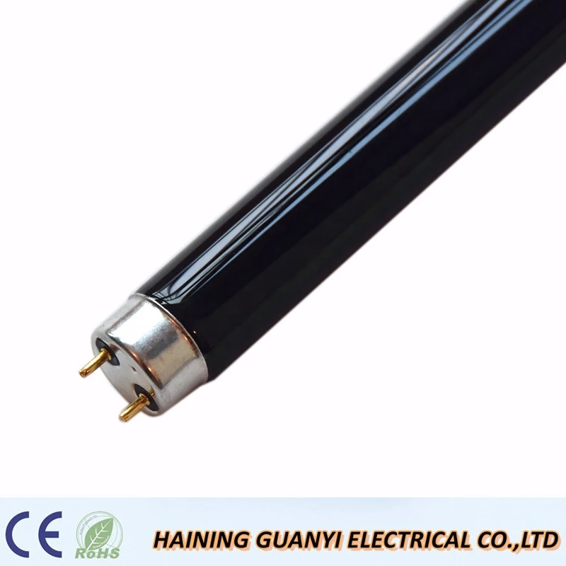 Good quality T5 & T8 UV Black lighting blue lamp T5 4W UVA BLB black lamp by CE and RoHS