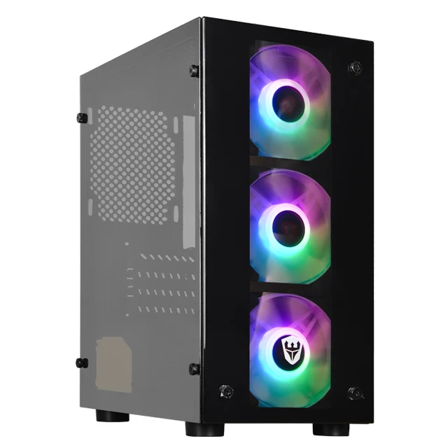 SATE- Factory price OEM ODM RGB micro ATX  Gaming Computer Case plastic  Desktop PC Case  K868