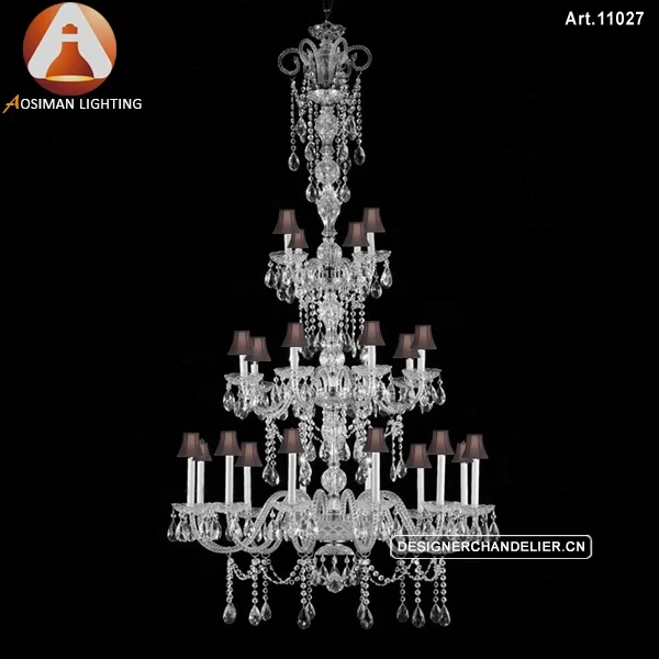 Bohemian Style Large Crystal Chandelier