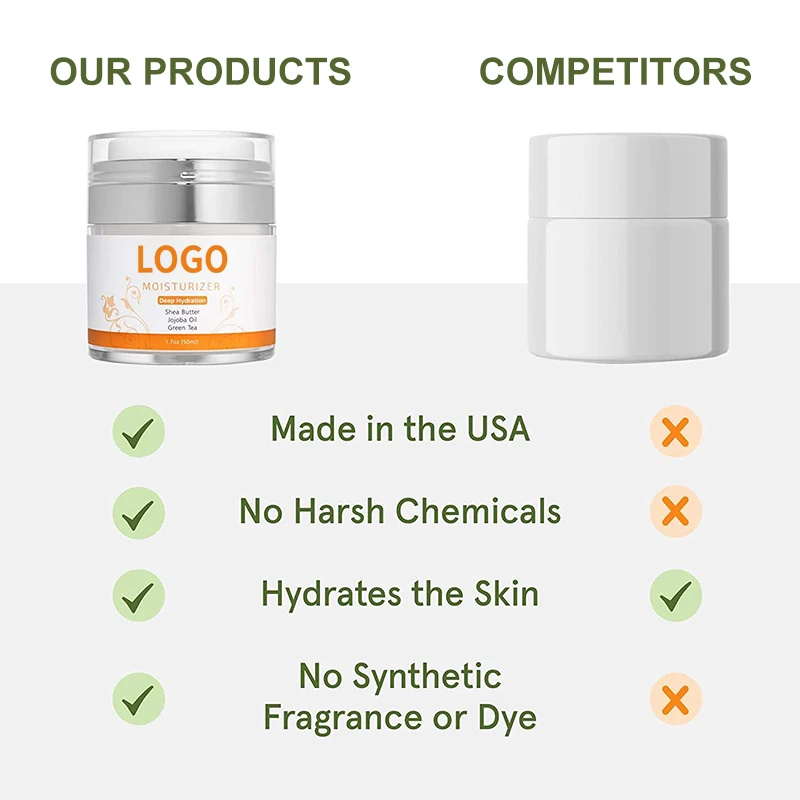 Moisturizer Anti Aging Collagen Organic Skin Lightening Kojic Acid Collagen Beauty Face Cream For Glowing Skin