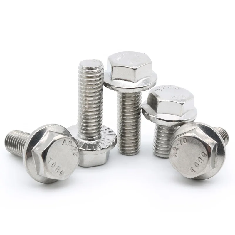 Hardware Fastener IOS4162 Stainless Steel 304 316 Hex Flange Bolt Wholesale price Made In China High Quality Direct Manufacturer