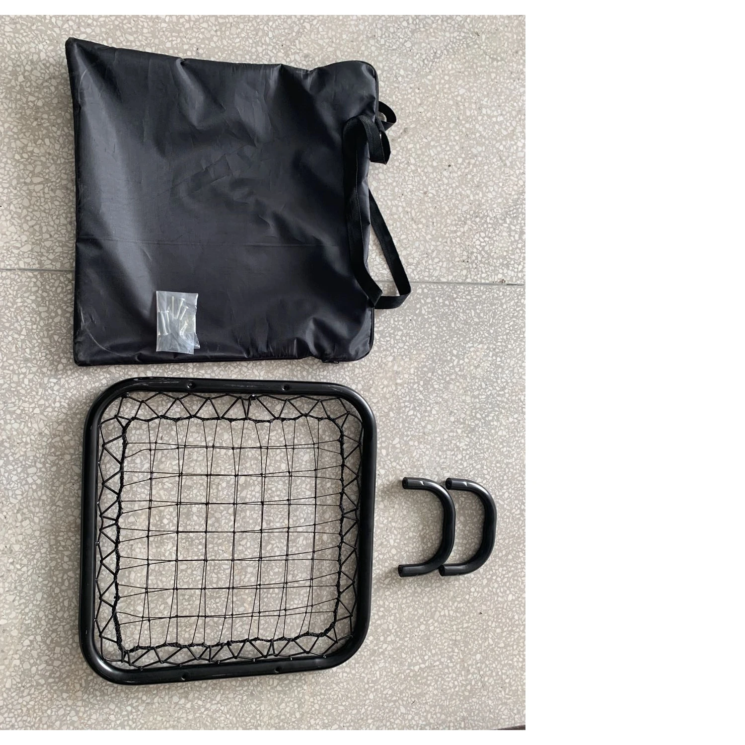 Lacrosse Rebounder Pitch Back Training Screen | Practice Catching Throwing Sports Pitch Back Baseball Rebounder Fielding Trainer