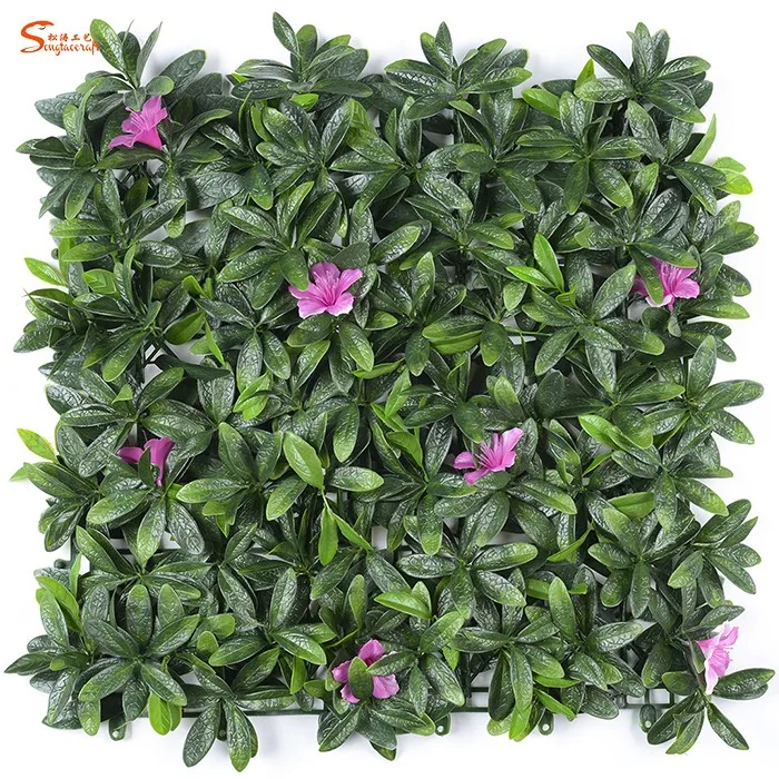 Synthetic Vertical artificial green fake plant wall grass decoration