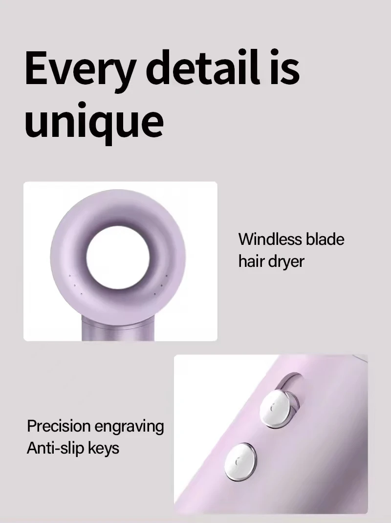 Wholesale Custom 1600w Professional Strong Wind Mini Negative Ion Hair Dryer Salon Household Hand Blow Dryers secador de pelo