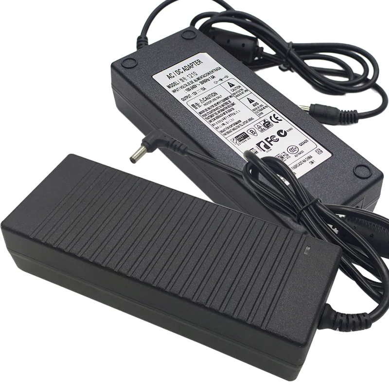 Led Strip Neon Lights Driver DC12V 10A 120W Switch Power Supply Constant Current Laptop Power Adapter for Neon Signs