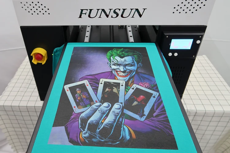  Индивидуальный цифровой планшетный принтер FUNSUN A3 для футболок печатающая машина одежды цена от производителя большая
