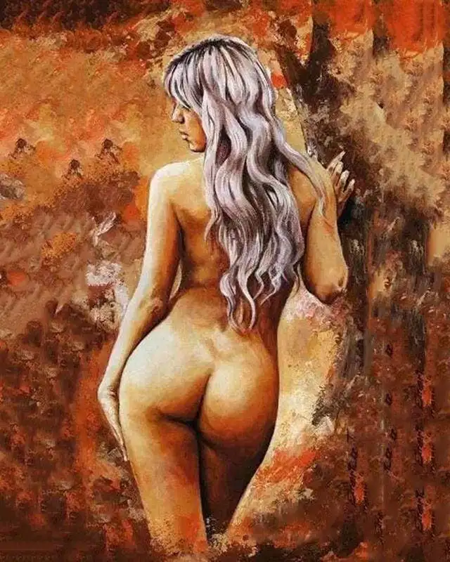Wall home decor for adults living sexual desire couple abstract print paint Wall Art Canvas Painting