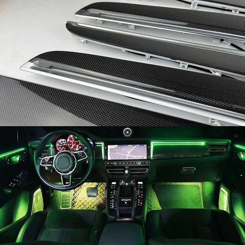 64 color LED light for Porsche Macan 2014-2023 Door panel package Decorative ambience light