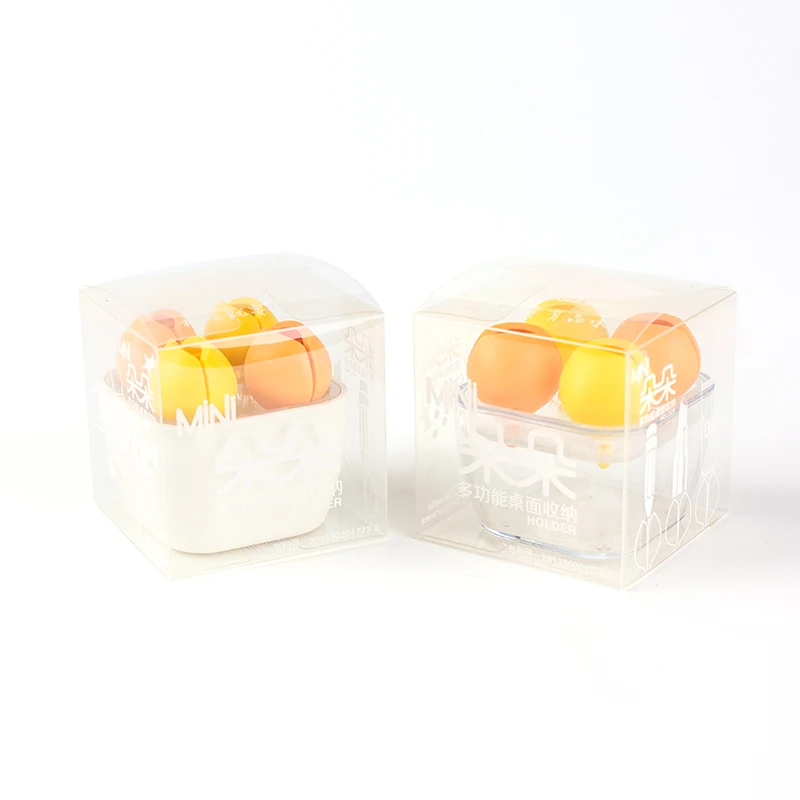 Mini Multifunctional Earring Cosmetic Brush Screw Storage Box Plastic Pen Holder