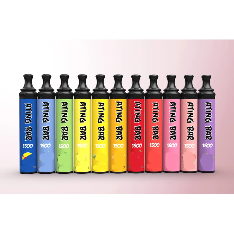 
ATINGBAR 1500p Vape pen portable e-shisha pen vaporizer electronic-cigarette vape pen 