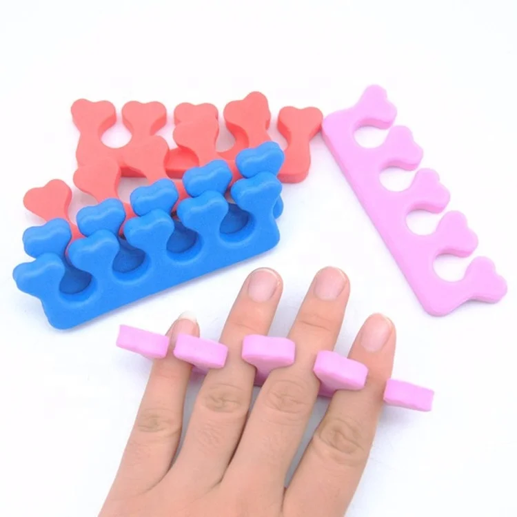 Colorful EVA Foam Finger Separator for Nail Salon