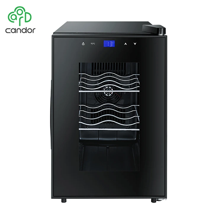 Заводской заказной домашний горизонтальный современный охладитель вина 6 бутылок с полупроводниковым охлаждением