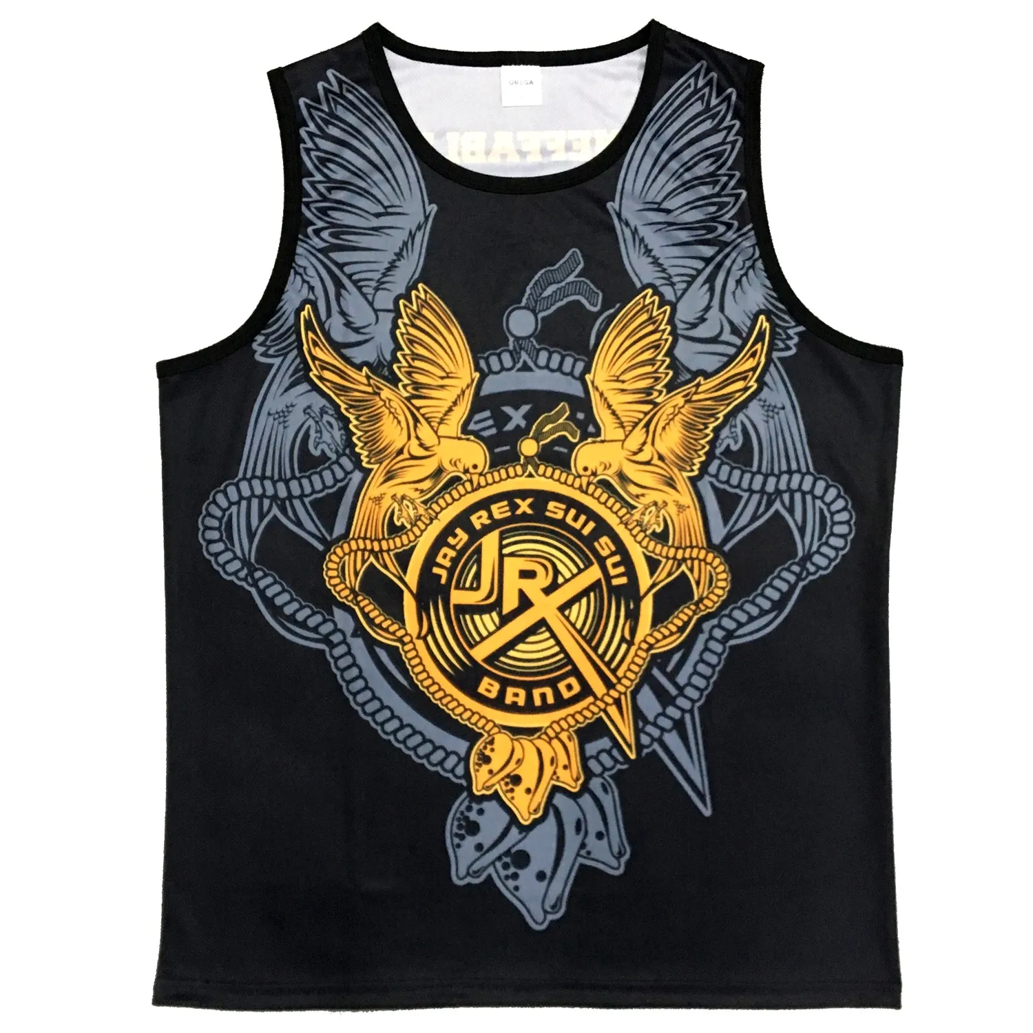 
100% polyester sublimation gym singlet 