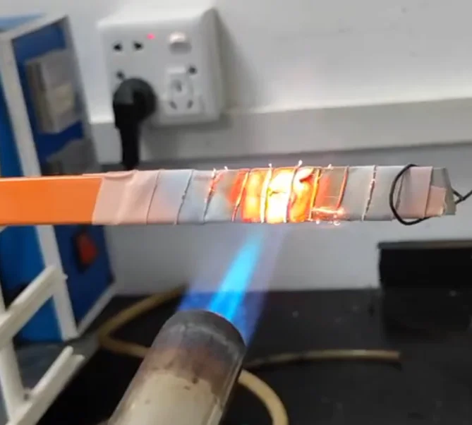 High temperature 800 1000 degrees Ceramicied silicone fireproof tape for Wire, cable, new energy vehicle