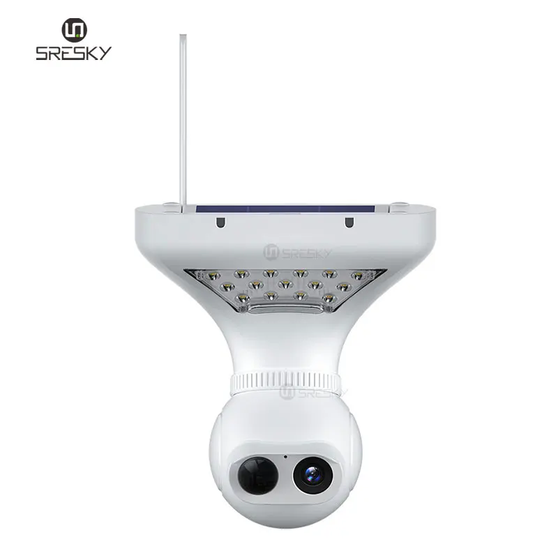 
IP 65 street pole lamp solar PIR camera with led street light 