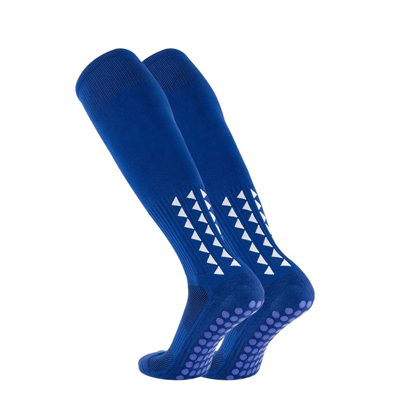 Thickened towel spot adhesive anti-slip and anti-friction long cylinder sports game training football soccer socks