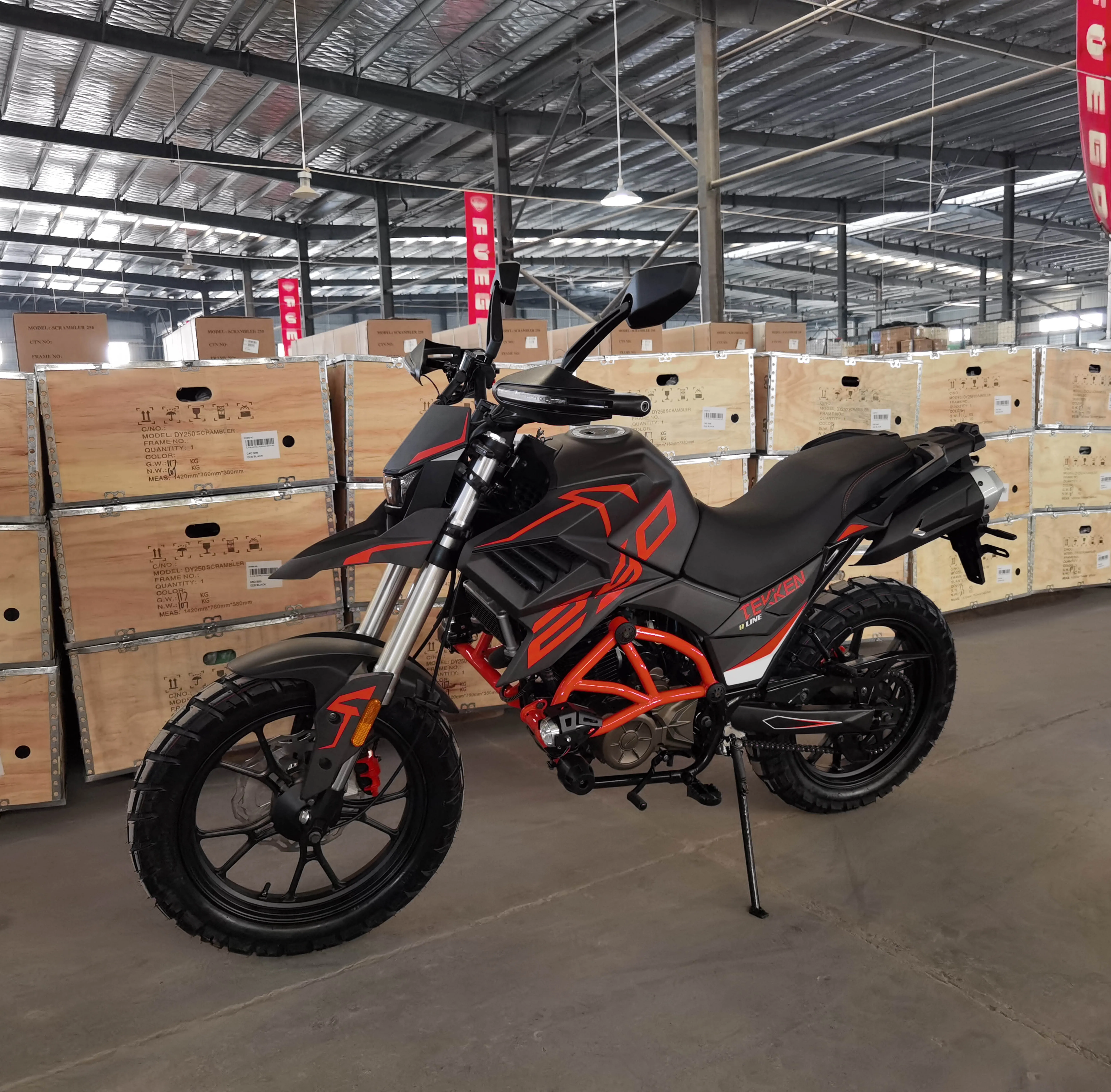 Ninja Sports Adventure Motorbike Trail Motos 125cc 250cc FUEGO POWER TEKKEN Motorcycle