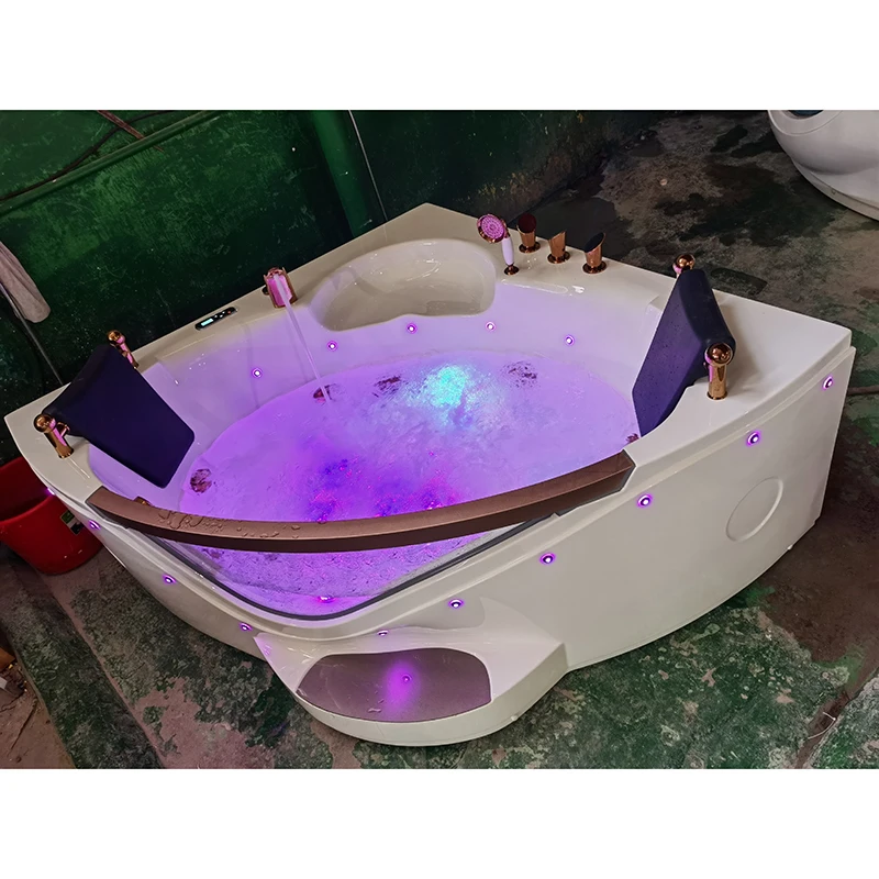 Faucet White Bathroom Modern Bathtub Freestanding Model Shenzhen Rose Gold Solenoid Bathtub Control Box Model Design Drainer