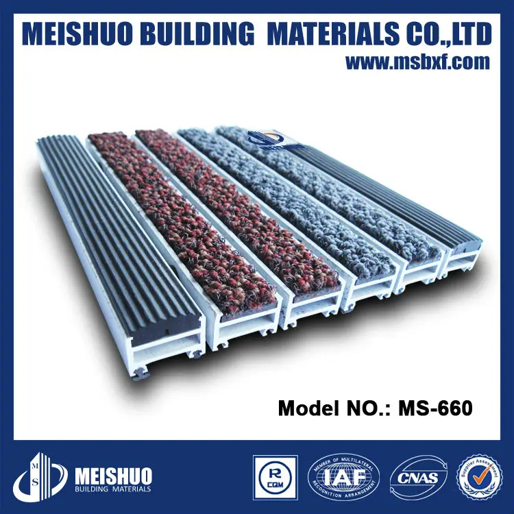 Aluminum Entrance Mat, Alloy Floor Covering, Threshold Mat Solution