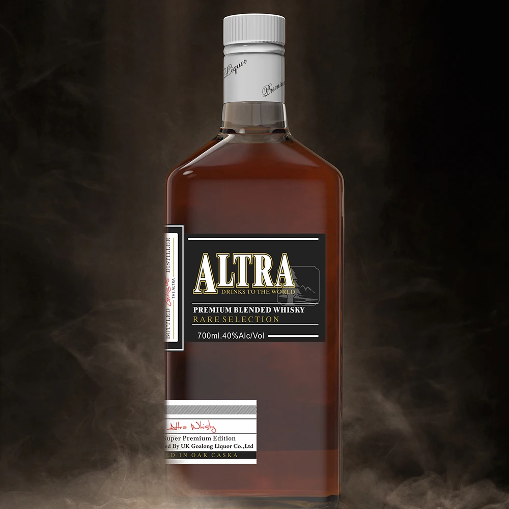 Ice smoke whisky in container with globe decanter and accessories for sale