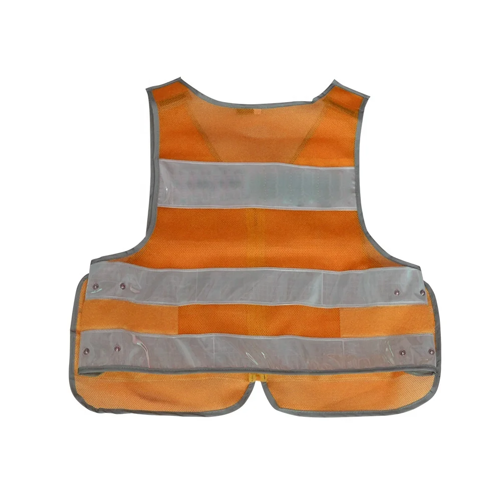OEM Accept Police Traffic Security Reflective Vest Warning Safety Clothing For Sale