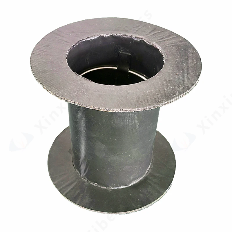 Good Sealing DN159 Fabric Expansion pipe fittings connectors with Silicone Coated Fiberglass stainless steel