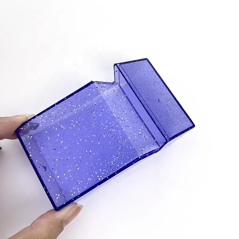 20 Capacity Cigarettes Box Plastic Transparent Portable Thin Pocket Cigarettes Holder Storage Container For Men Women