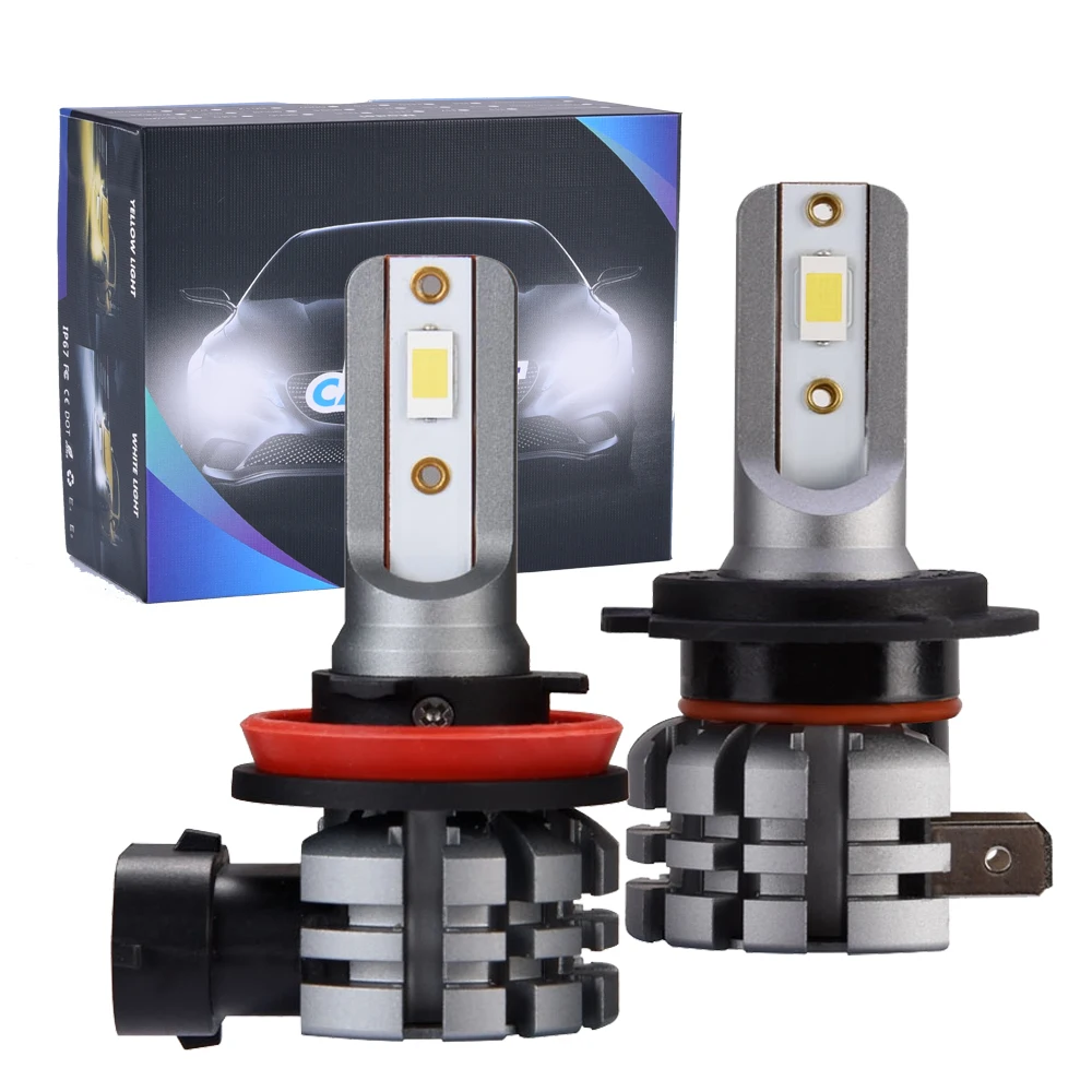 Wholesale super bright motorcycle headlights car led headlight h1 h4 h7 h7 9005 9006 20watts 4000lm led headlight bulb
