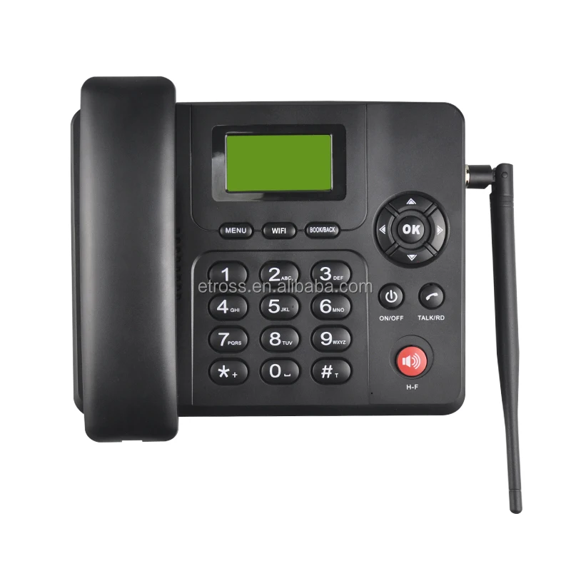 4G Volte Gsm Fixed Wireless Phone Cordless Desktop Telephone with 1 or 2 SIM Slot and Wifi