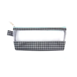 Wholesale Mesh Pencil Case Clear Nylon Pen Bag School Stationery Pouch Custom Makeup Tool Bag Office Storage Pouch