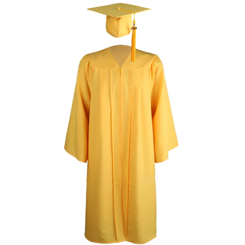 Customized 2022 Classic American School Uniforms Sets University Graduation Gowns For Adults