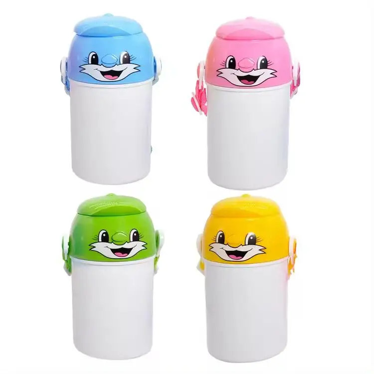 Outdoors Wholesale Eco Friendly Sublimation Blanks 400ML Kids Custom Plastic Water Bottle