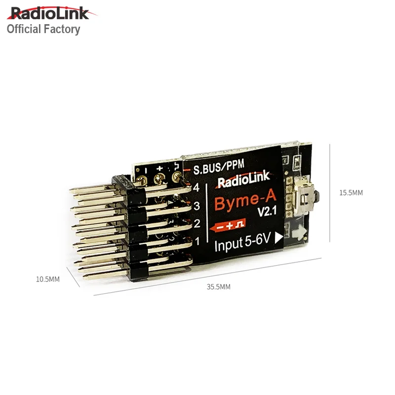 Radiolink Byme-A RC Flight Controller Airplane Stabilizer with Gyro 5 Flight Modes 4 Channels for 3D Fixed-Wing Aircraft