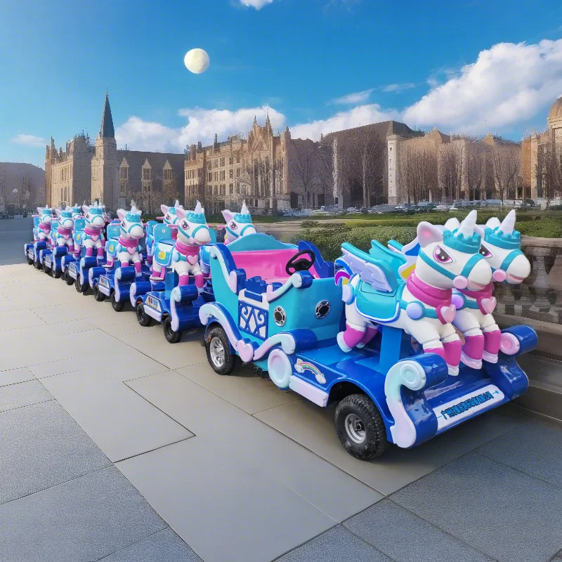 Shopping mall trackless sightseeing train electric outdoor square scenic large amusement train