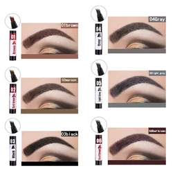 Hot Selling 6 Colors Make Your Own Logo Eyebrow Pencil Tattoo Waterproof Long Lasting Permanent Liquid Eyebrow Pen