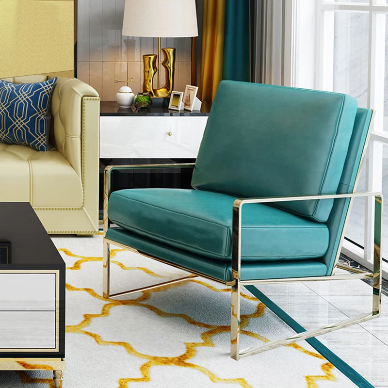 Современный дизайн в скандинавском стиле легкий роскошный кожаный