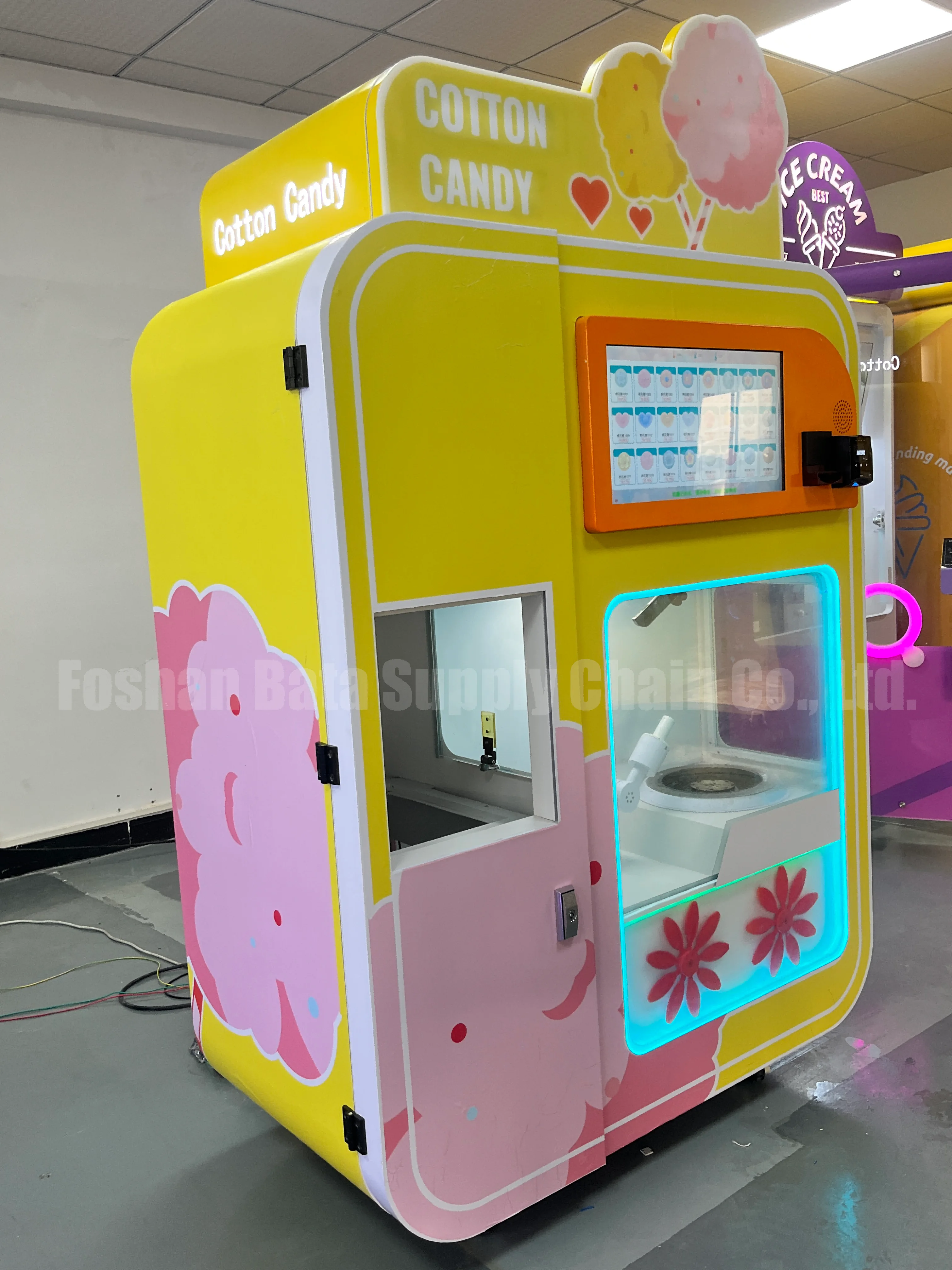 Soft Marshmallow cotton candy vending machine for sale near me