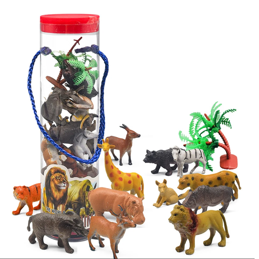 LDD144 Colorful Mini Vinyl Plastic Animal Dinosaur Figure For Party Favors