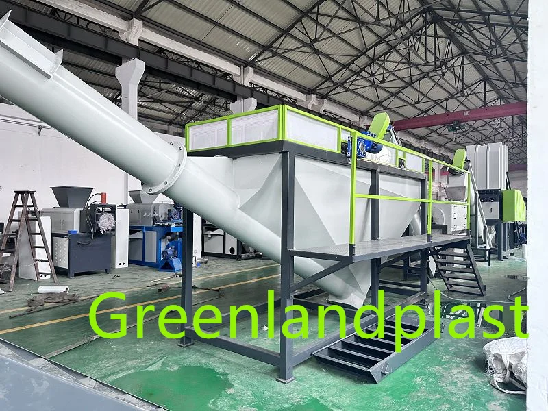 Greenlandplast пластиковая стиральная машина и сушилка для домашних животных линия холодной стирки переработки ПЭТ-бутылок