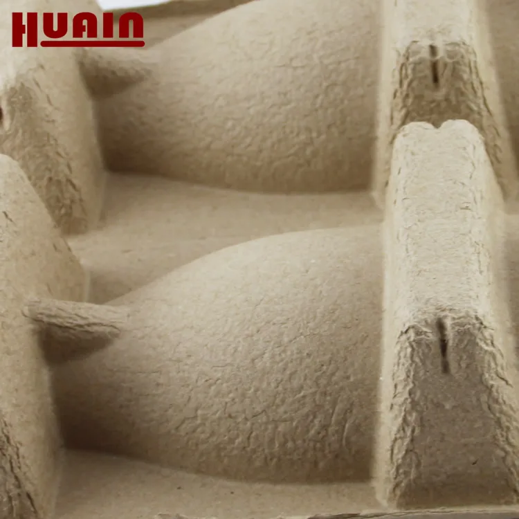 Corrugated pulp molded paper ECO friendly packaging Tray