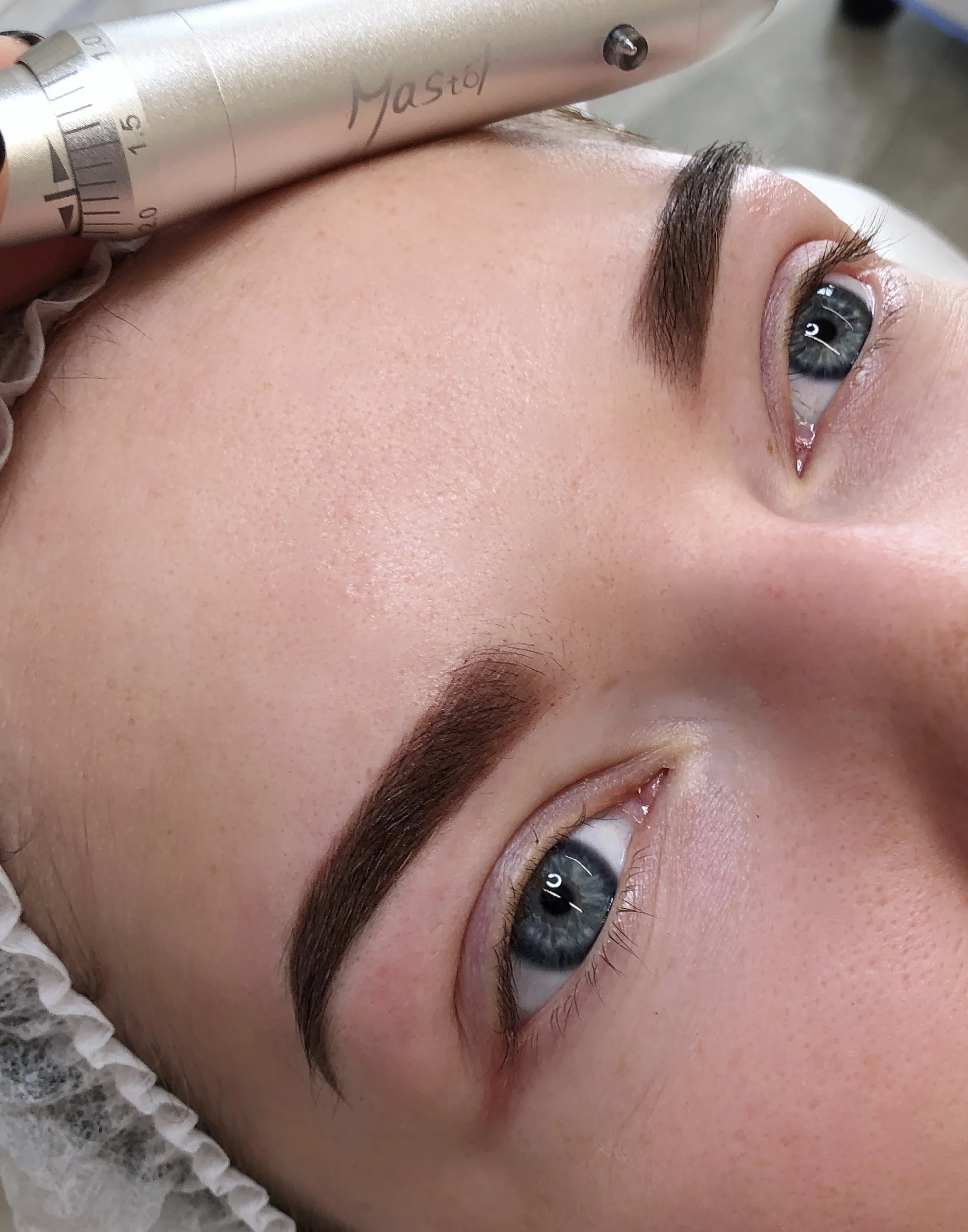 Новые цифровые портативный полу постоянный макияж бровей татуировки с Дерма ролик МТС Pen Kit