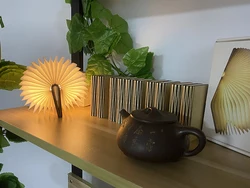 Customized Mini Design Vintage Change Color Wooden Shell LED Book Lamp Light