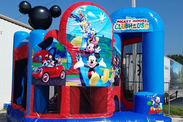 
Cute mickey mouse castle high quality inflatable bounce house mickey mouse bouncer house jumping bouncy castles for sale 