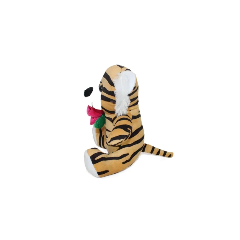 High Quality Baby Cute Rose Tiger Plush Toys Stuffed Animals Plush Tiger For Valentines New Year Gift