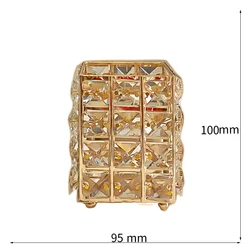 Crystal pen holder Cosmetic container stowable decorative box