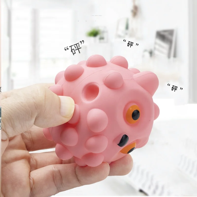 New Hot Sale Push Squeeze Bubble Toys Balls Silicone Reliever Bobble Sensor marbles finger grip ball decompression ball