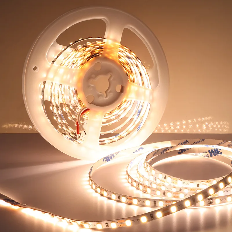 SMD2835 Led Strip Light 5M/10M Roll 8MM 10MM 3000K 4000K 6500K 60D 120D 240D 2500 lumens 12V 24v smd 2835 led strip light