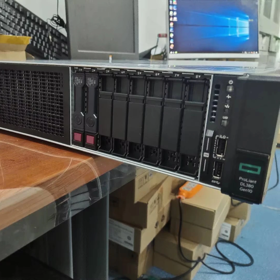 Сервер ProLiant DL380 Gen10 2u 2 сокет 8sff P816i-a 4 ГБ Raid контрольная карта 2*800 Вт блок питания сервера